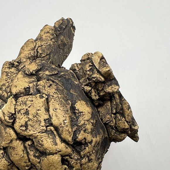 Vintage Sparrow Pine Cone Ceramic Figurine 3” Bird Sculpture “Small Chips” - Picture 9 of 12